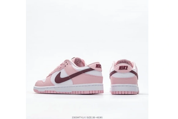 Low (GS) Foam Red CW1590-601 Dunk   Pink Nike White 1120